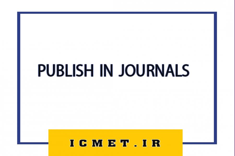 PUBLISH IN JOURNALS PUBLISH IN JOURNALS